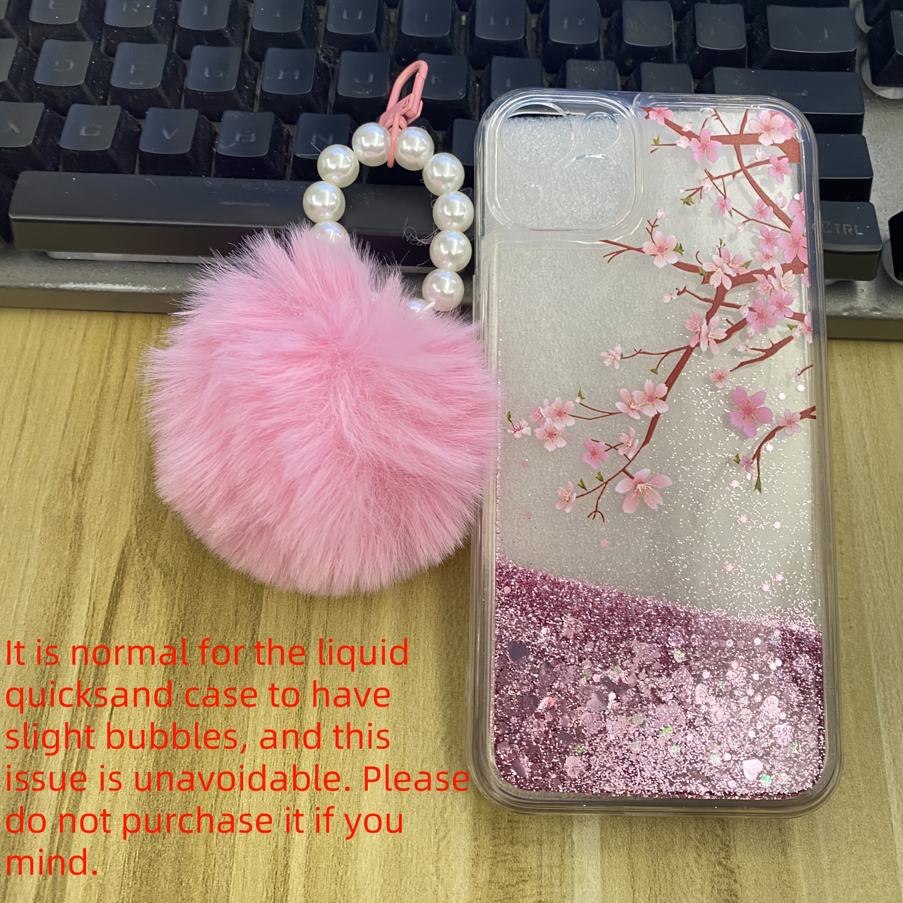 pink quicksand girl peach valentine's day holiday Temu Oman