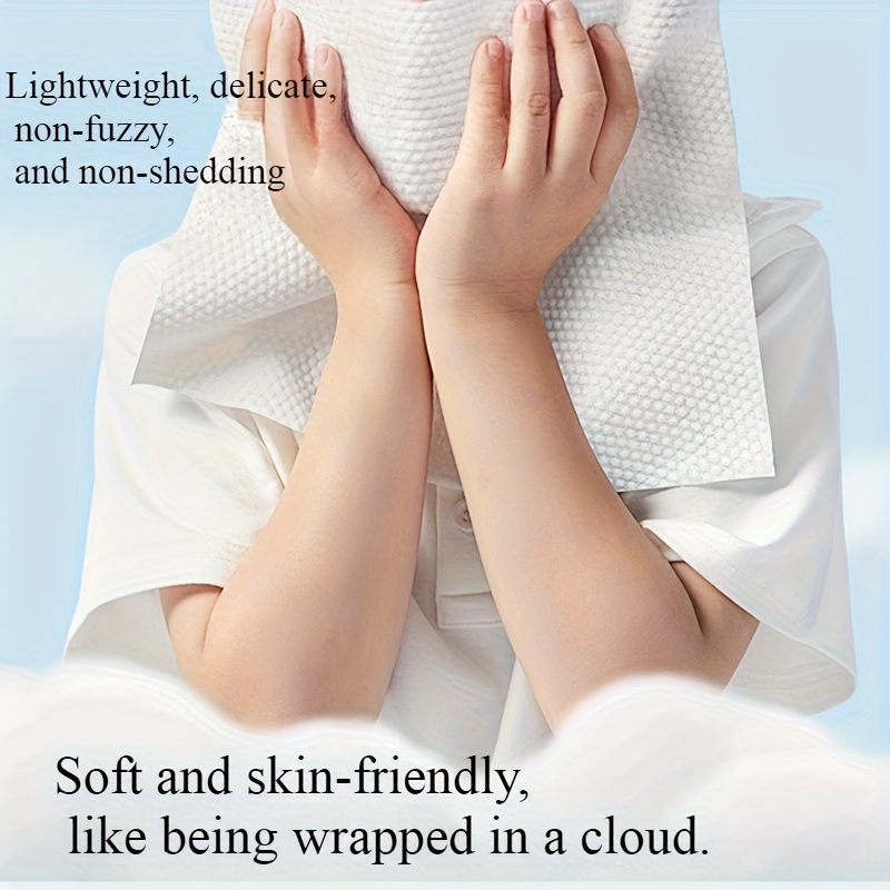 Image of 6-pack Large Compressed Towels 48" X 20" Reusable Disposable Portable Thick Paper Towels For Hiking, Camping, Beach, Swimming, And Travel