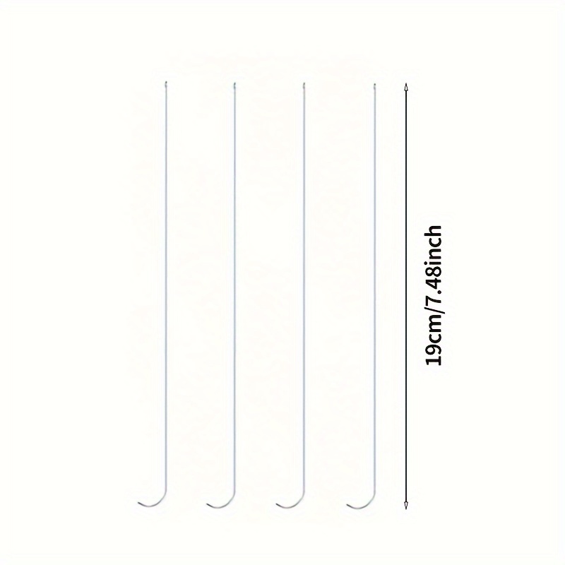 4pcs Beading Needles, Suitable For Bead Rotators, Diameter 0.7mm, Efficient And Strong Beading Needles, For Jewelry Making 4 /0.7mm