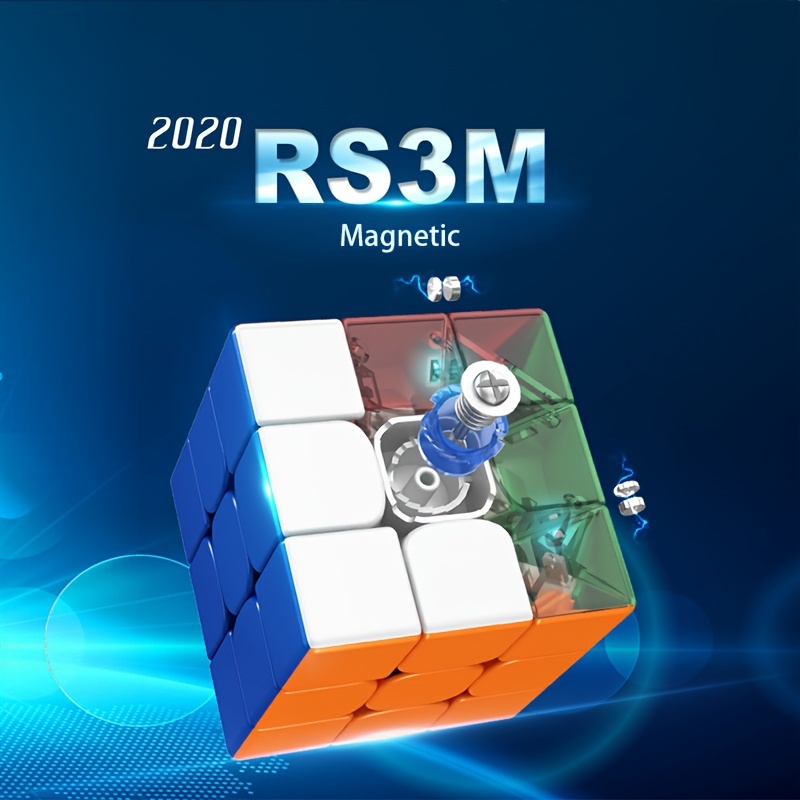 

Moyu 3x3 Cube Puzzle - Magnetic , 3d Brain Teaser For Beginners, Perfect Gift For & Christmas