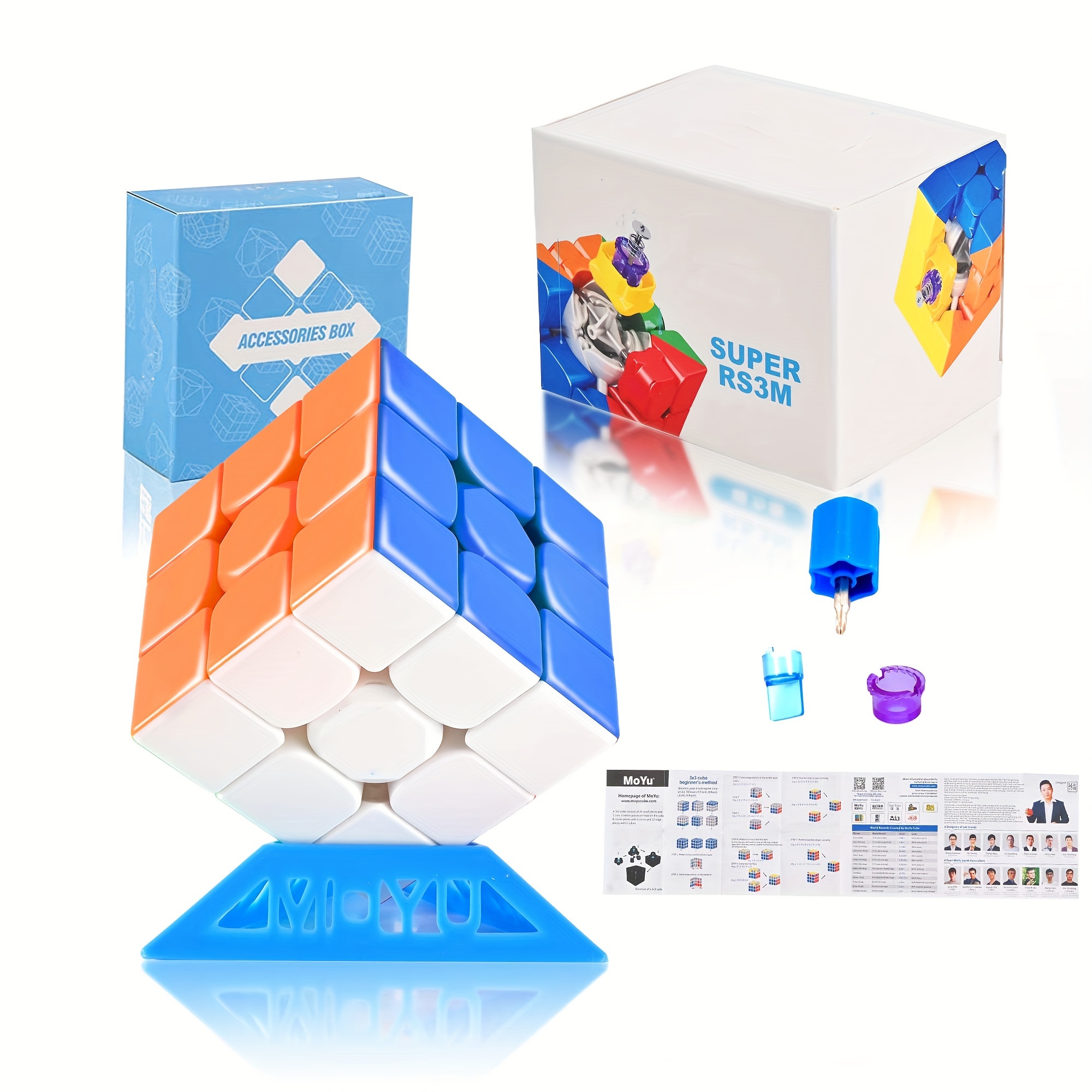 

Super Rs3m 3x3 Magnetic Cube, Stickerless 3x3 Magnetic Cube, Upgraded Ver. Of The Rs3m