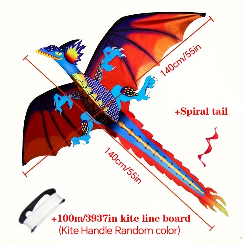 Chinese Dragon Kite Flying Handle Line Traditional Kite Outdoor Game Adults  Kite