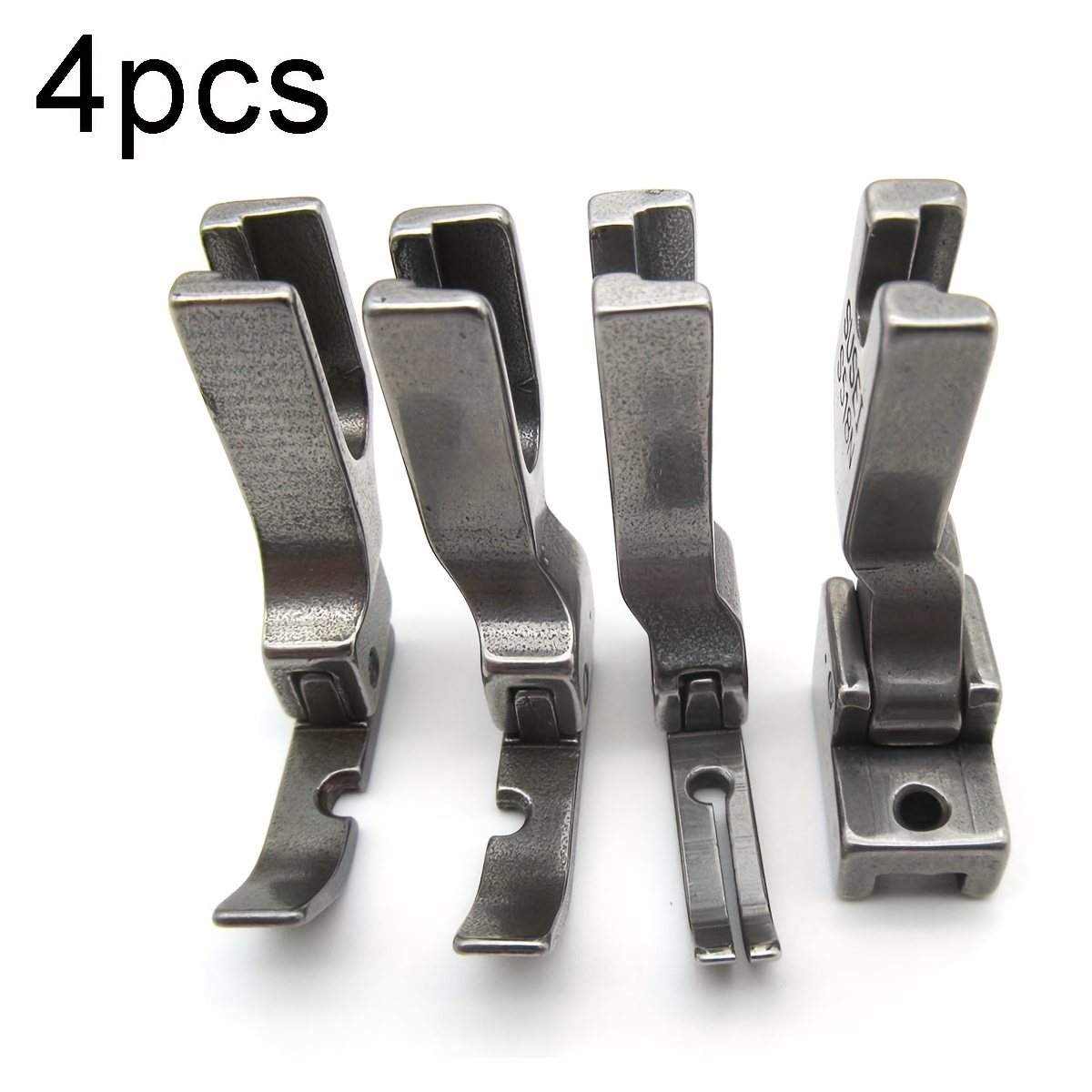 TEMU 4pcs P36n+p36ln+p363+s518n Different Zipper Presser Foot For Industrial Single Sewing Machines