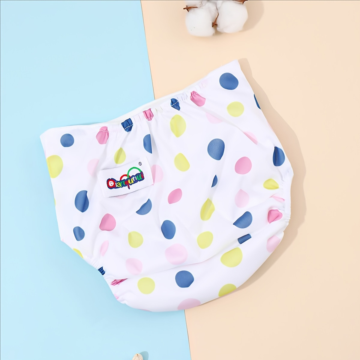 infant training diapers cartoon pattern soft cotton leakproof washable for 0 3 year old boys and girls mixed colors baby potty training pants details 7