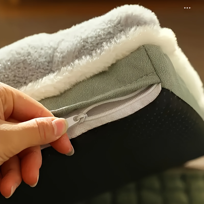3xl orthopedic dog bed for medium breeds soft polyester fiber with heart shaped pillow gray quilted design for     and support dog bed   heartshaped pillow bed orthopedic pet support large dog bed Product details 4