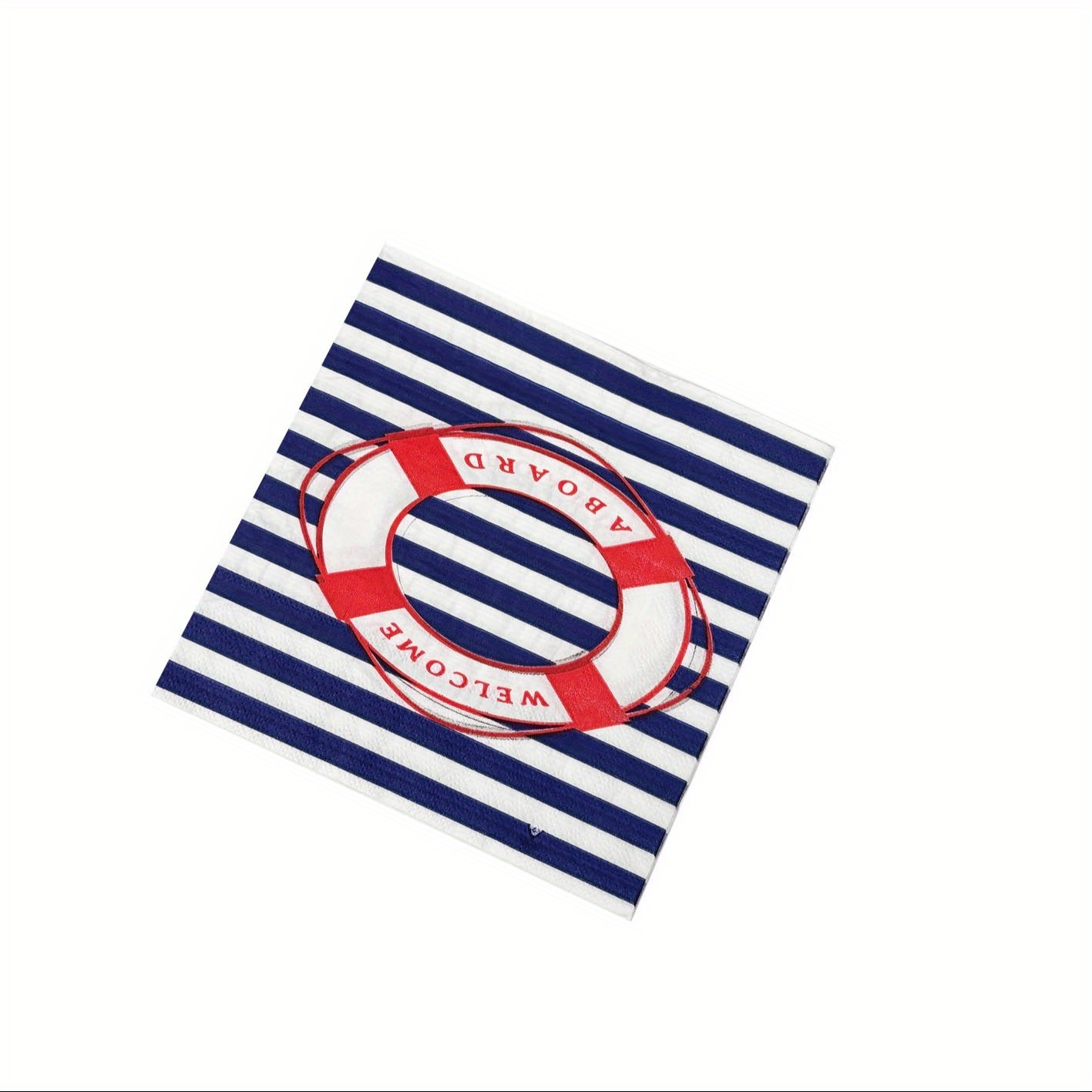 E-shop Ein Set aus 20 blau-weiß karierten, doppellagigen Servietten, Größe 33×33 cm, mit einem -Design. Diese Servietten sind für eine Vielzahl von