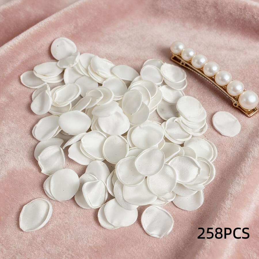 TEMU 109pcs/258pcs Pétales de Rose Artificiels en Soie Décorations de Fête de Mariage et