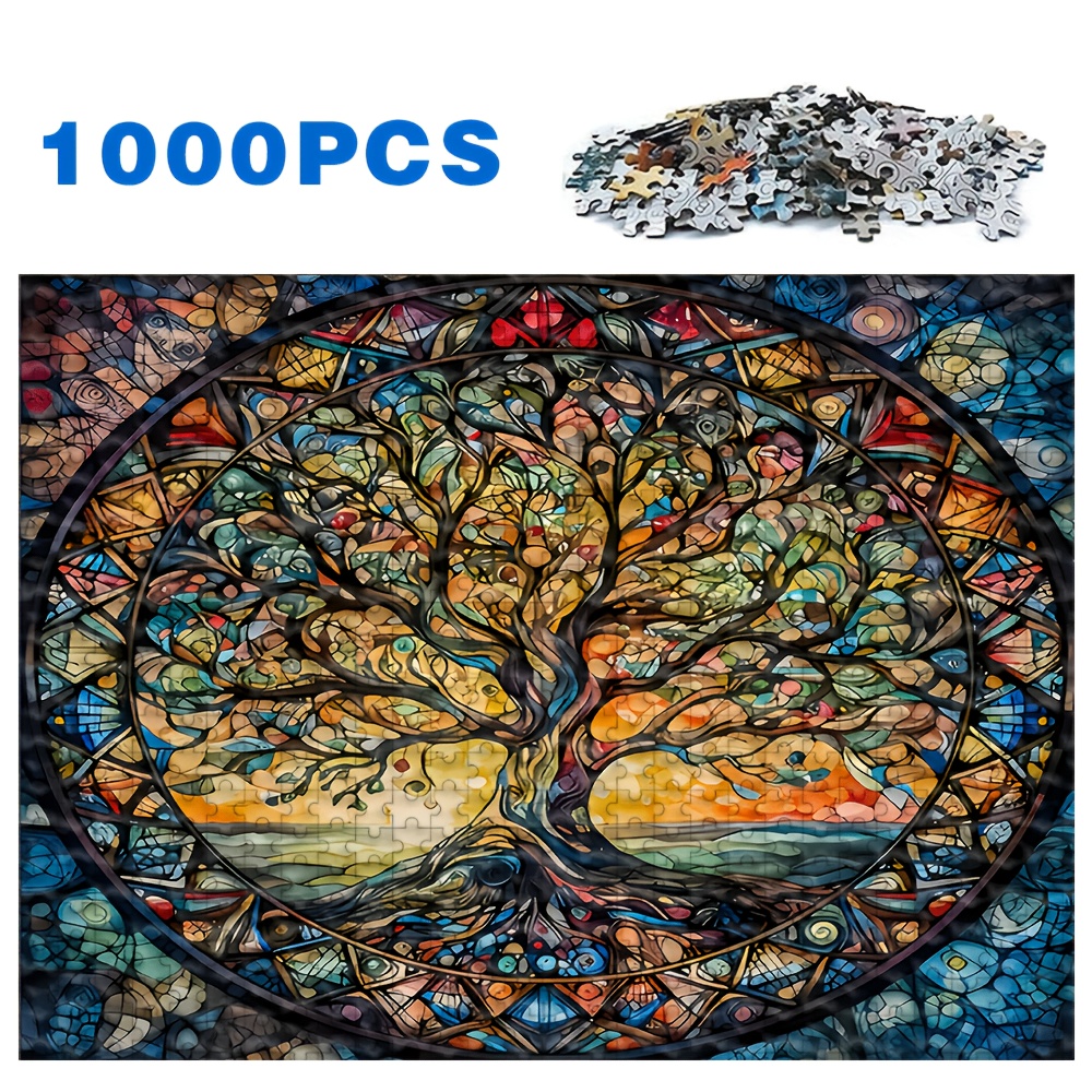 Natural Scenery 500/1000pcs Puzzle Featuring Animal Farms
