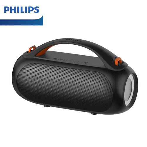 photo de l'article haut-parleurs fil double indépendants à haute et basse philips, de lumière respiratoire rgb , fonction dinterconnexion double machine tws, expérience découte de surround à 360° entièrement libérée
