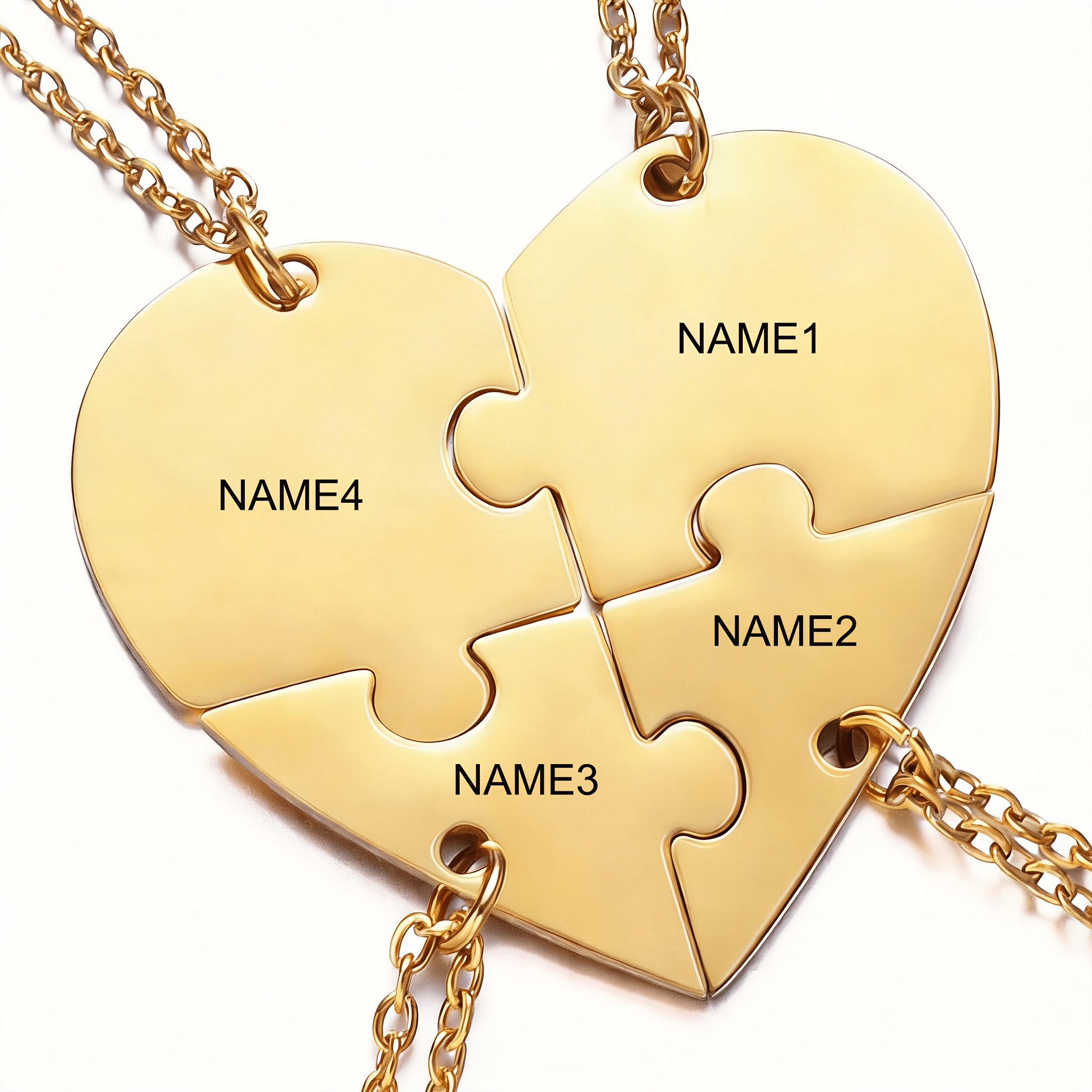 TEMU Custom Name 304 Stainless Steel -shaped Pendant Necklace, Engraved With Letters Of Girlfriend, Best Friend, Mother, Or 's Name, Valentine's Day