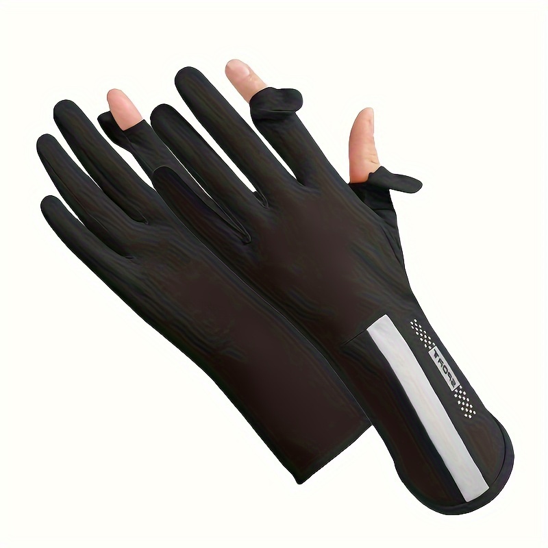 Chuangdi Damen UV Sonnenschutz Handschuhe - Touchscreen Fahrhandschuhe 2 Paar