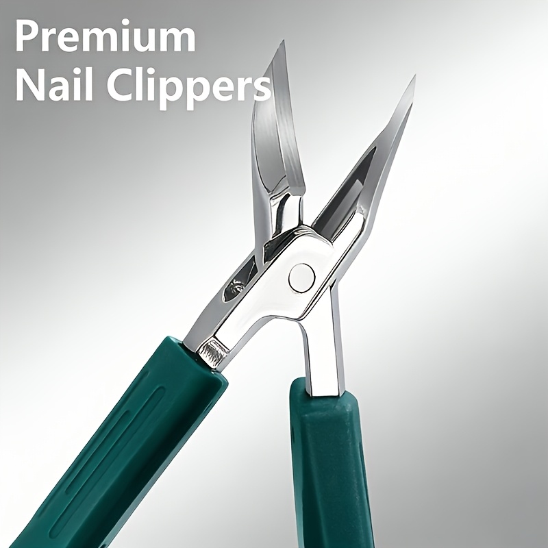 Thick And Embedded Nails - Using A High-precision Trimmer Made Of Heavy-duty Stainless Steel Material, Equipped With A Safe And , And 25 Degree Angled , Designed Thick Nail Clippers For The Elderly