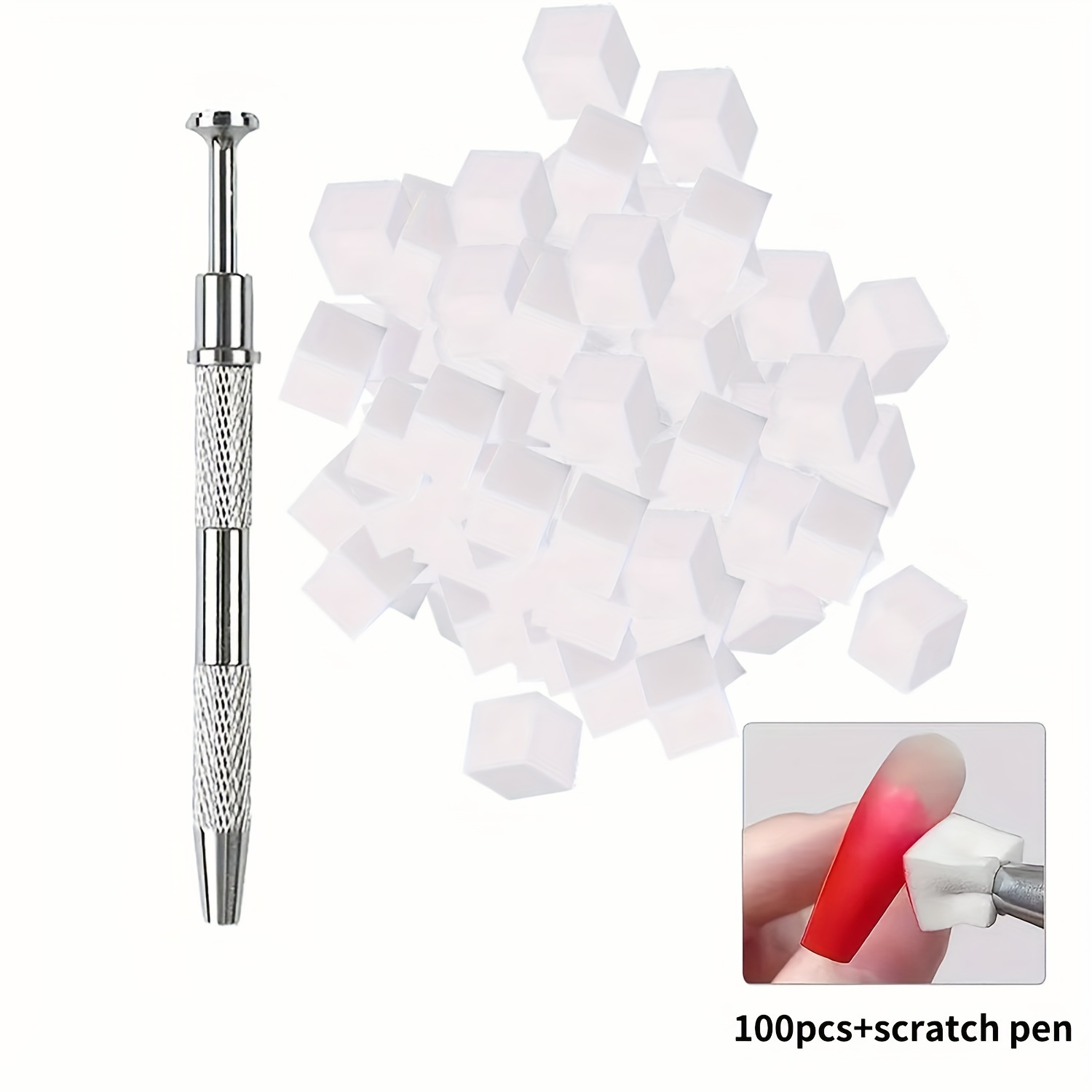 Image of For Nail Sponge Metal Grabber Mini Replaceable For Nail Sponges Blocks For Ombre For Nail Art Sponges For Nail Art Tools For Nail Supplies For Nail Additions