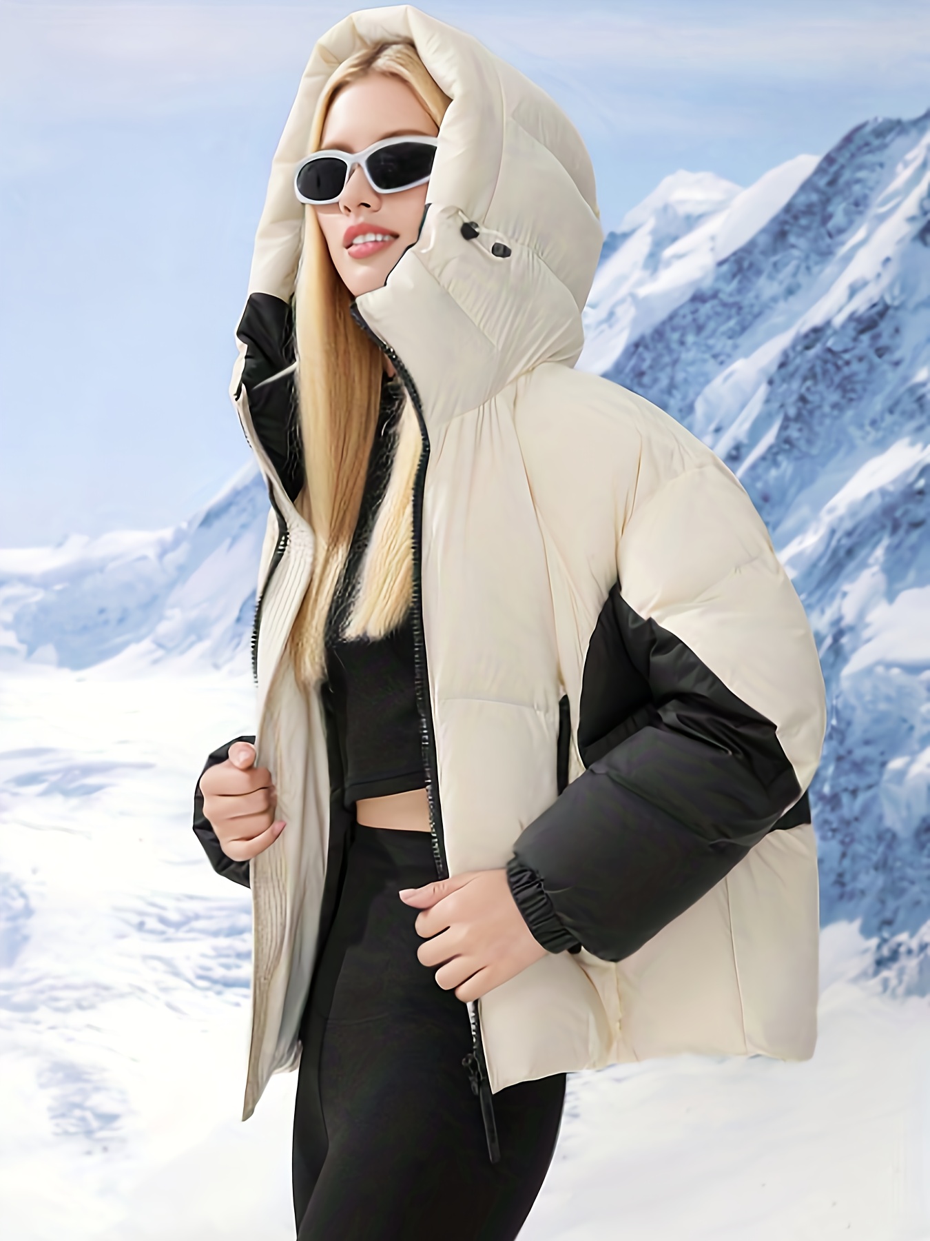 Leichte Daunenjacke Für Damen - Perfekt Für Herbst & Winter | Kurzer Schnitt, Kragenlos, Warm Und Praktisch