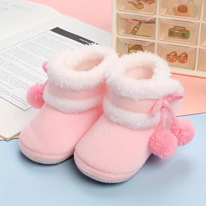 Baby pasgeborenen fleece bootie, winter warme antislip zachte zool winterschoenen sok schoenen schattige verstelbare kruipschoenen prewalker laarzen voor meisjes jongens peuters maat 0-18 maanden, G Baby pasgeborenen fleece bootie, winter warme antislip zachte zool winterschoenen sok schoenen schattige verstelbare kruipschoenen prewalker laarzen voor meisjes jongens peuters maat 0-18 maanden, G