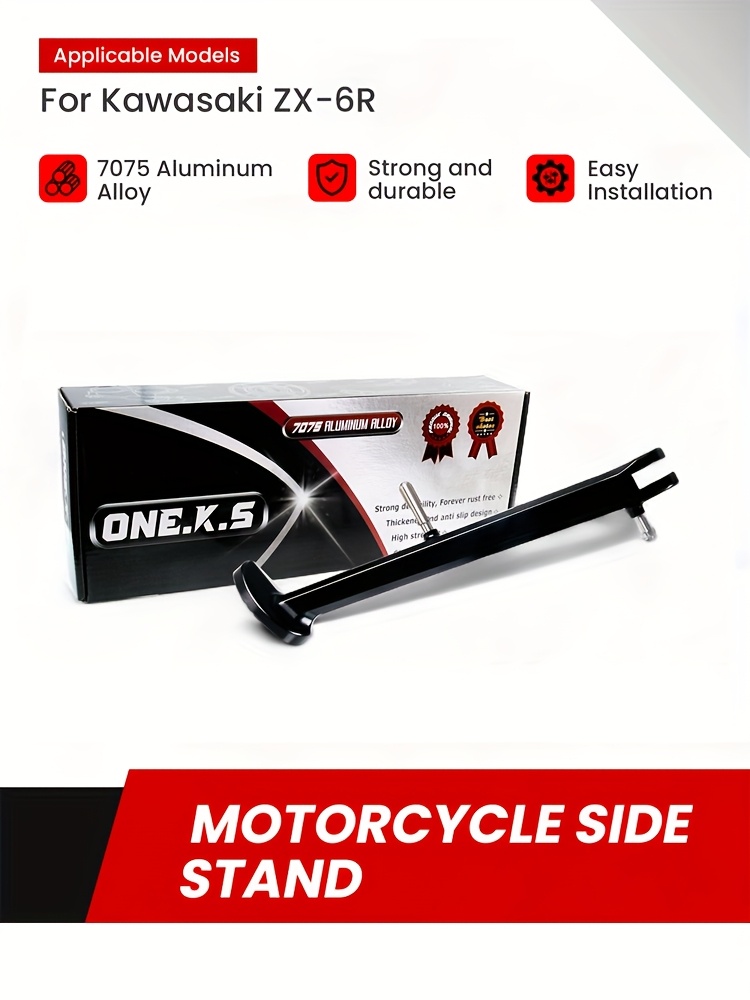 zx6r 7075 aluminum alloy motorcycle side stand side - Temu New Zealand