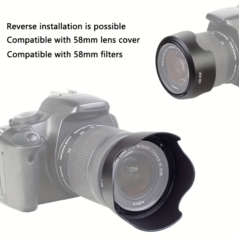 50mm lens hood ef 50mm f stm compatible es 68 Temu