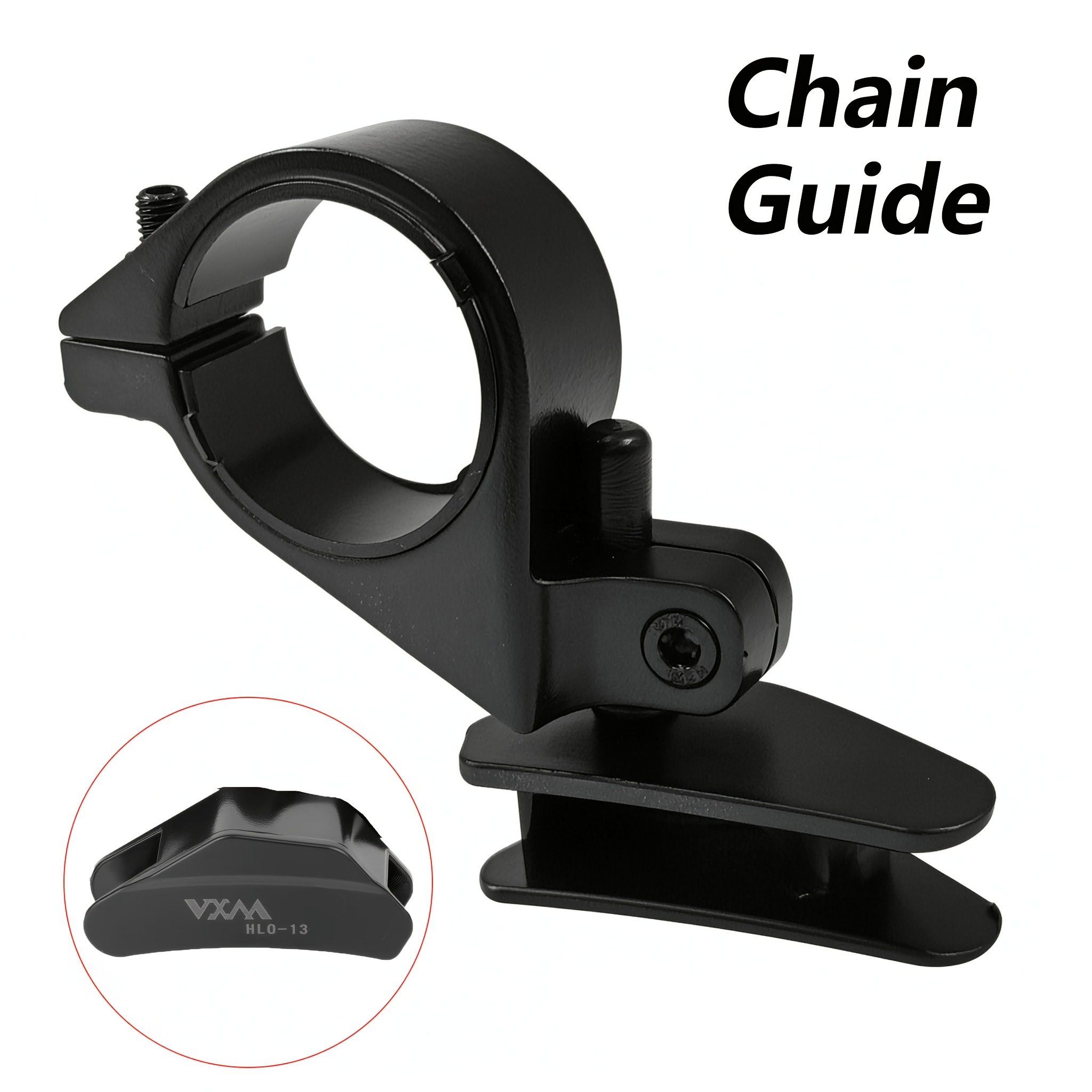 TEMU 1 pièce Guide-chaîne pour VTT, Guide-chaîne pour plateau unique, Stabilisateur de chaîne -claquement avec , Accessoire de chaîne -chute