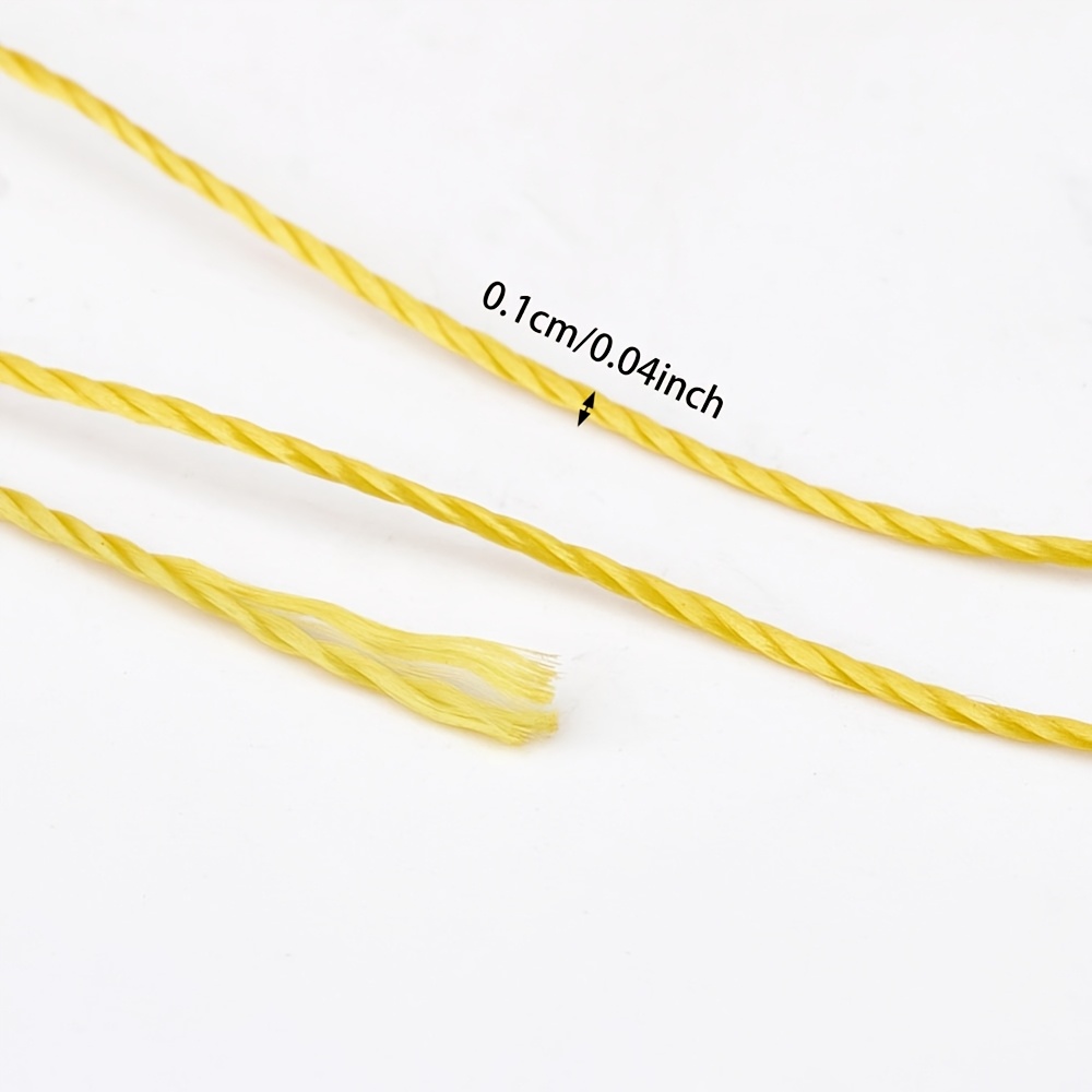 Polyester Embroidery Thread for Jewelry Making, 1mm Thickness