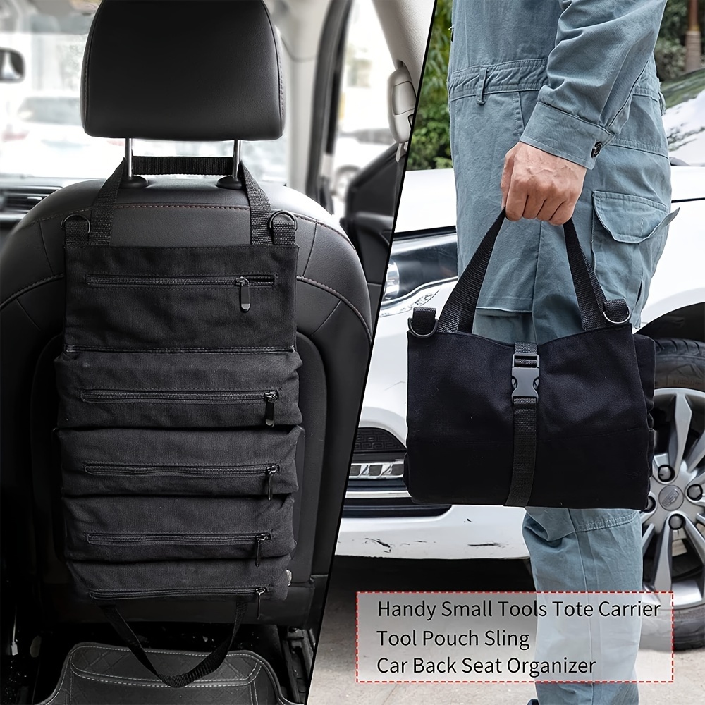 

Tool Roll Bag, Hanging Tool Bag 5 Tool , -duty Roll Organizer, Suitable For , Electricians, Car Repairmen