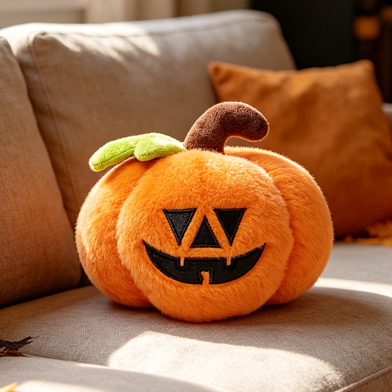 Adorable Halloween Pumpkin Plush Toy for Home Decor