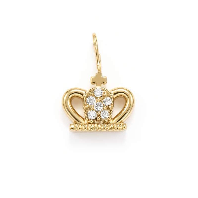 Minimalist Crown/Key/Lock Shaped Couple's Pendant Accessory