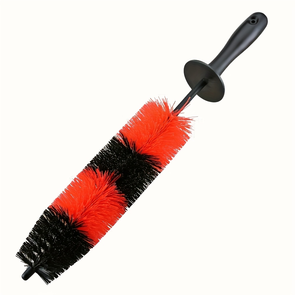 TEMU Car Cleaning Brush Rim Brush Wheel Cleaning Brush, Pp & Pe Car Cleaning Brush, Water Absorption Wheel Brush, Multipurpose Use For Wheels, Rims, Exhaust Tips, Motorcycles (rim Brush)