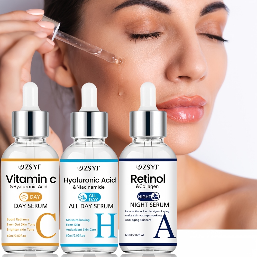 3-Piece Vitamin C Retinol Serum Set