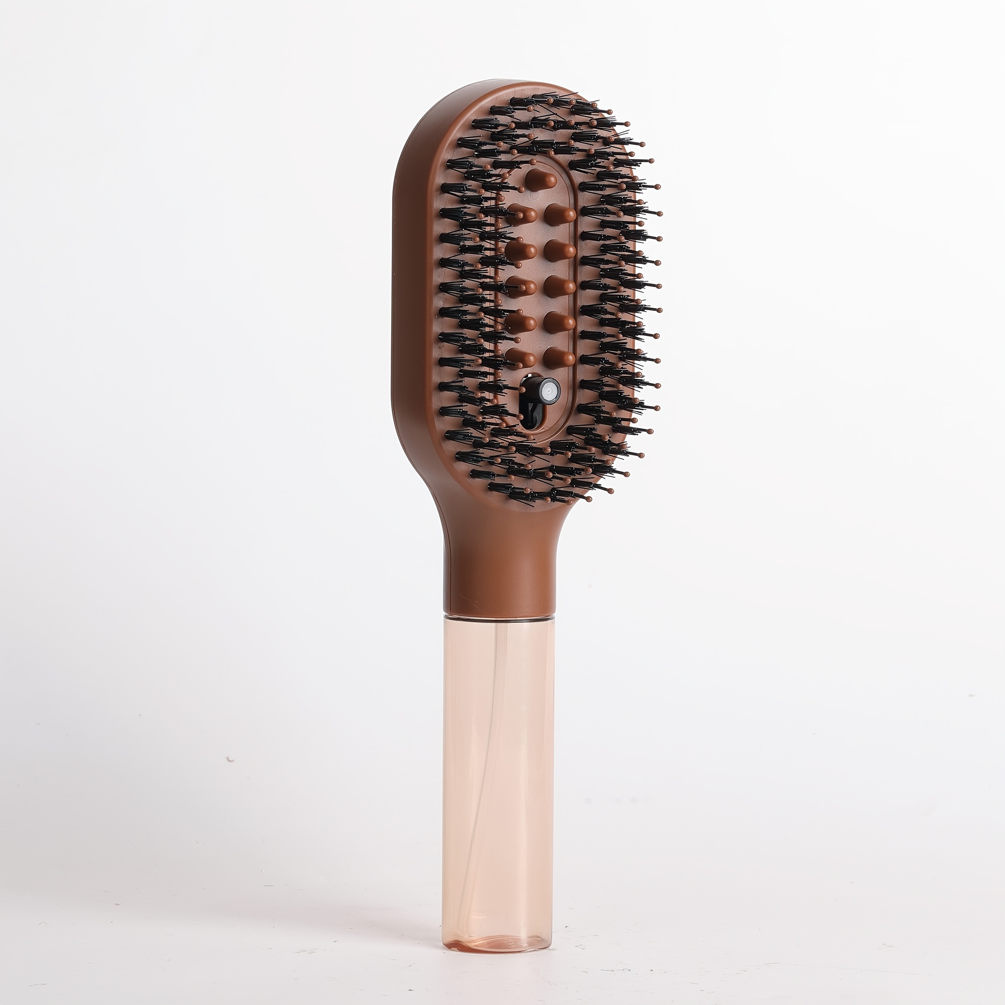 TEMU Peigne à vaporisateur rose 2-en-1 avec réservoir d'eau, brosse de coiffure de salon pour et démêler, de vaporisateur à fine pour un entretien