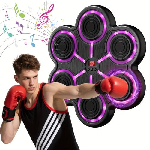upgrade boxing machine for adults boxing machine with boxing gloves wall mounted boxing trainer electronic boxing fitness equipment for home indoor and gym use christmas gift halloween gift