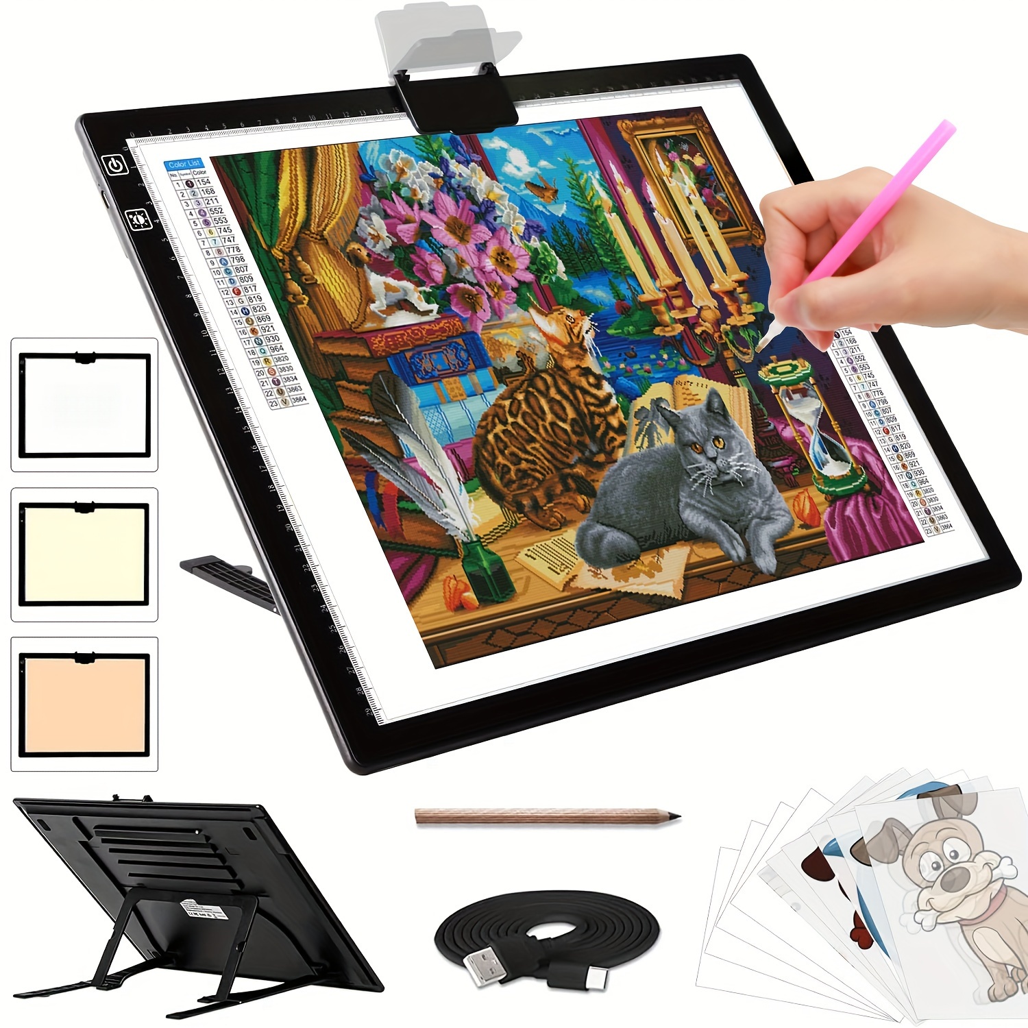 

Rechargeable A3 Pad Stand And , -in 2500 Mah Battery, 3 6 Drawing