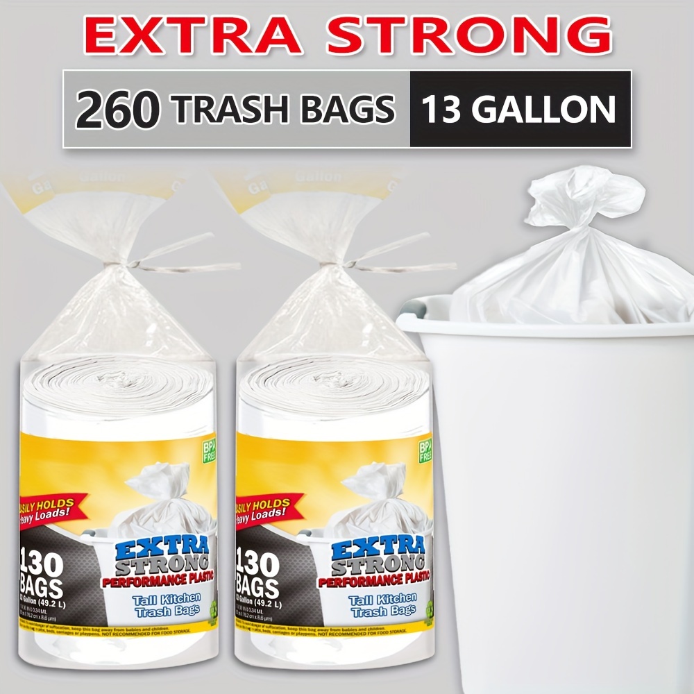 

2 Rolls 260 13 Gallon -duty Plastic Multipurpose Disposable -super , -, And Odor- For , , , , And Use - And Sanitary