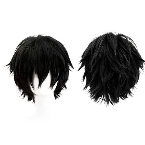 pelo corto con flequillo lindo, cosplay anime, estilo universal
