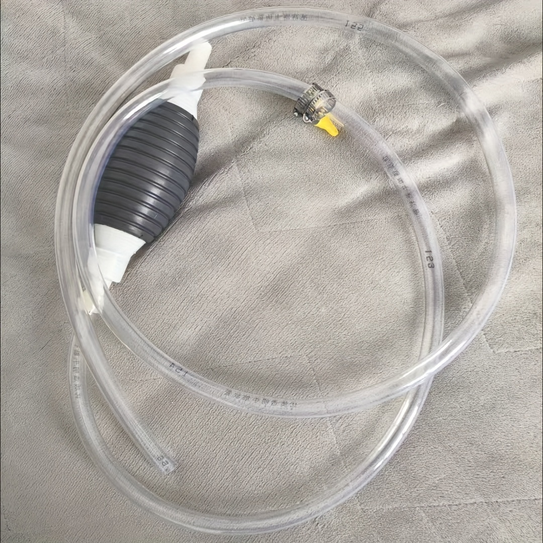 Pompa Sifone Manuale Per Liquidi - Tubo 2 Metri | Per Benzina, Diesel, Acqua, Olio - Foto 5