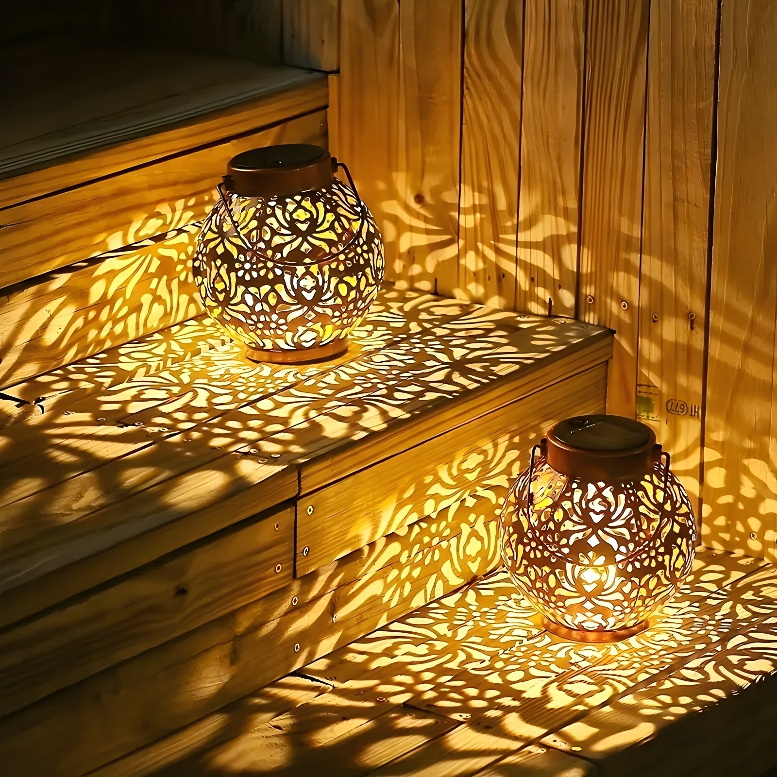 2 1pc ip65solar peony lawn lights metal decorative solar lights solar step lights suitable for gardens patios lawns steps courtyards and backyards a unique festive gift the   for halloween and christmas presents