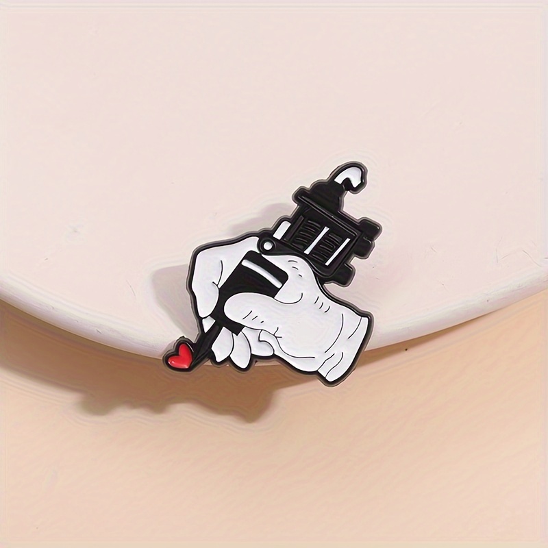 

1pc Enamel Brooch Pin, Lapel , Alloy For Clothing And , For Enthusiasts And , Suitable 15+