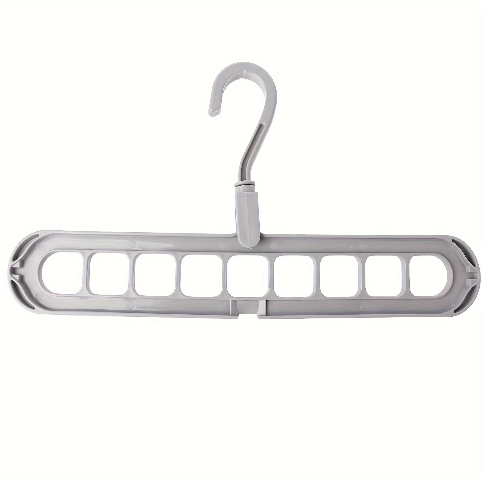 TEMU 15pcs Magic Clothes Hangers Space Saving, Home Multifunction Organizer And Storage, Clothing Hanger Flexible Rack 9 Slots, Innovative Design For