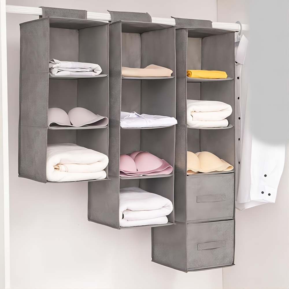 

innovative" Chic Multi-functional Foldable Storage Organizer - Dustproof & Washable, Perfect For Bedroom Clutter