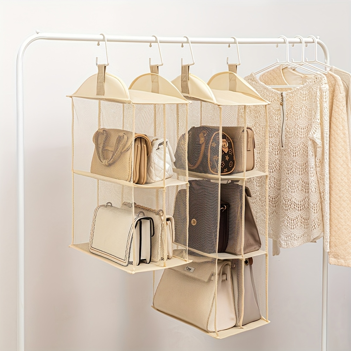 Organizer per armadio sospeso, ripiano sospeso per... – Grandado