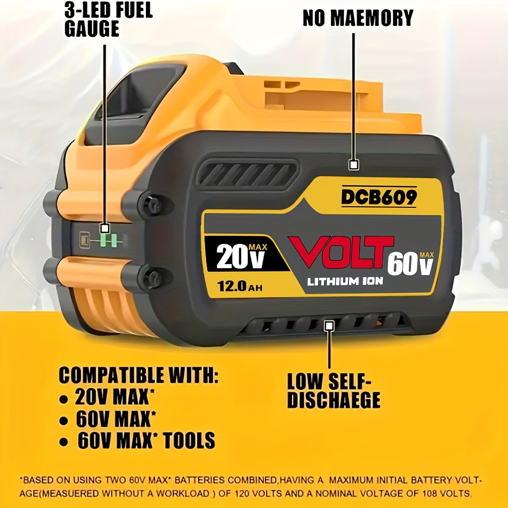 pack 12 0ah 20v 60v high capacity Temu