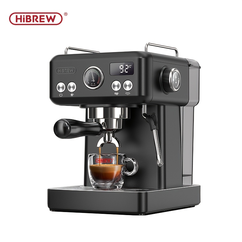 Hibrew 20 Bar Semi-automatic Espresso Machine Temperature Adjustable 58mm Filter Cold/hot Coffee Maker Stainless Steel Housing H10a Home/gift Espresso Machine