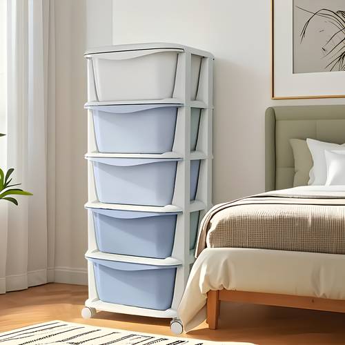 layer drawer storage rack plastic drawer storage cabinet with universal wheels multi purpose storage box stackable drawer type storage cabinet space saving each layer weighs 7kg christmas gift shelf baskets