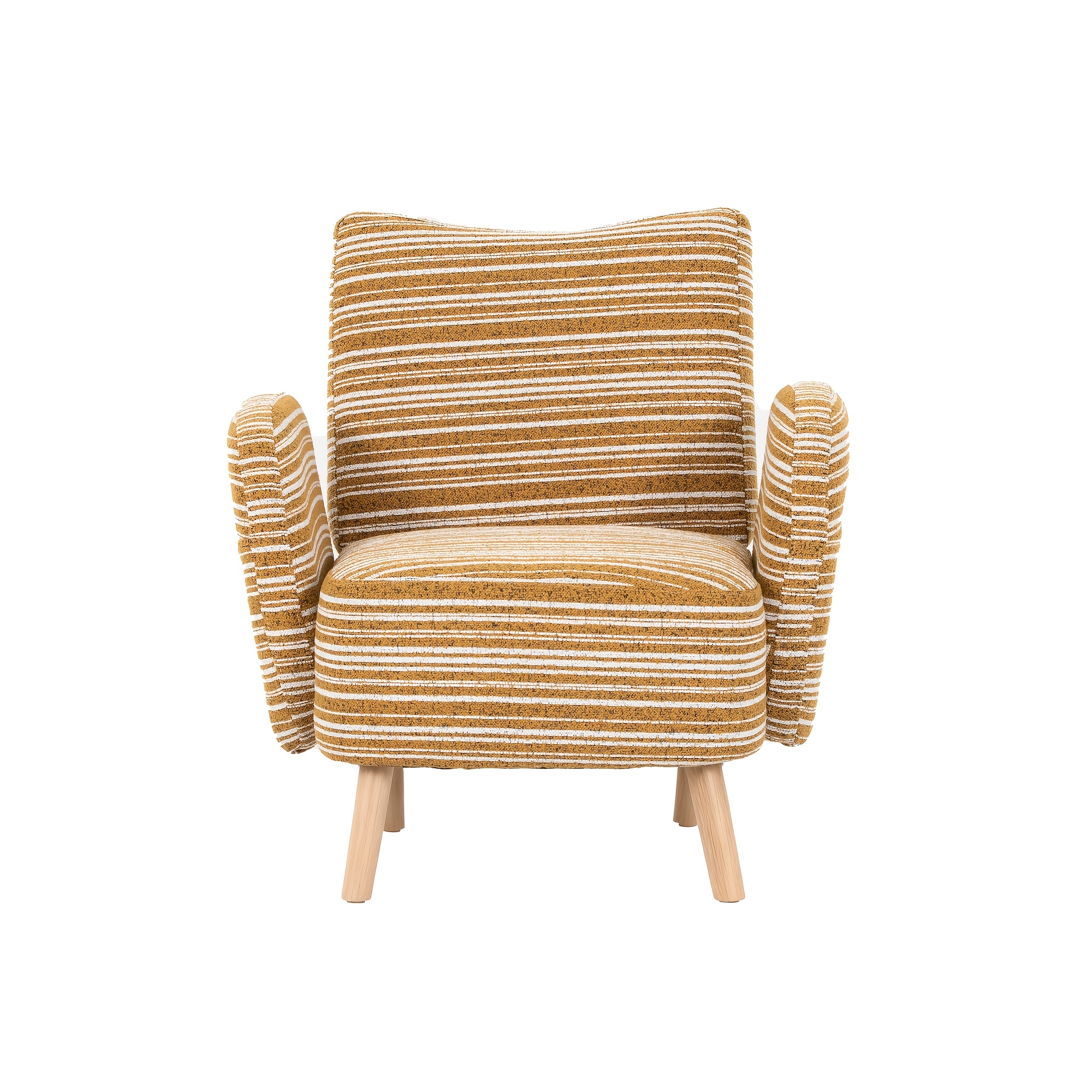 Modern Casual Single Armchair, Upholstered Reading Chair With Side Storage Bag, Suitable For Home Theater, Bedroom, Study