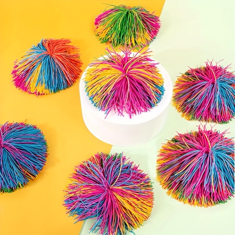 Colorful Sensory Play Balls Soft Bouncy & Elastic Plastic Balls