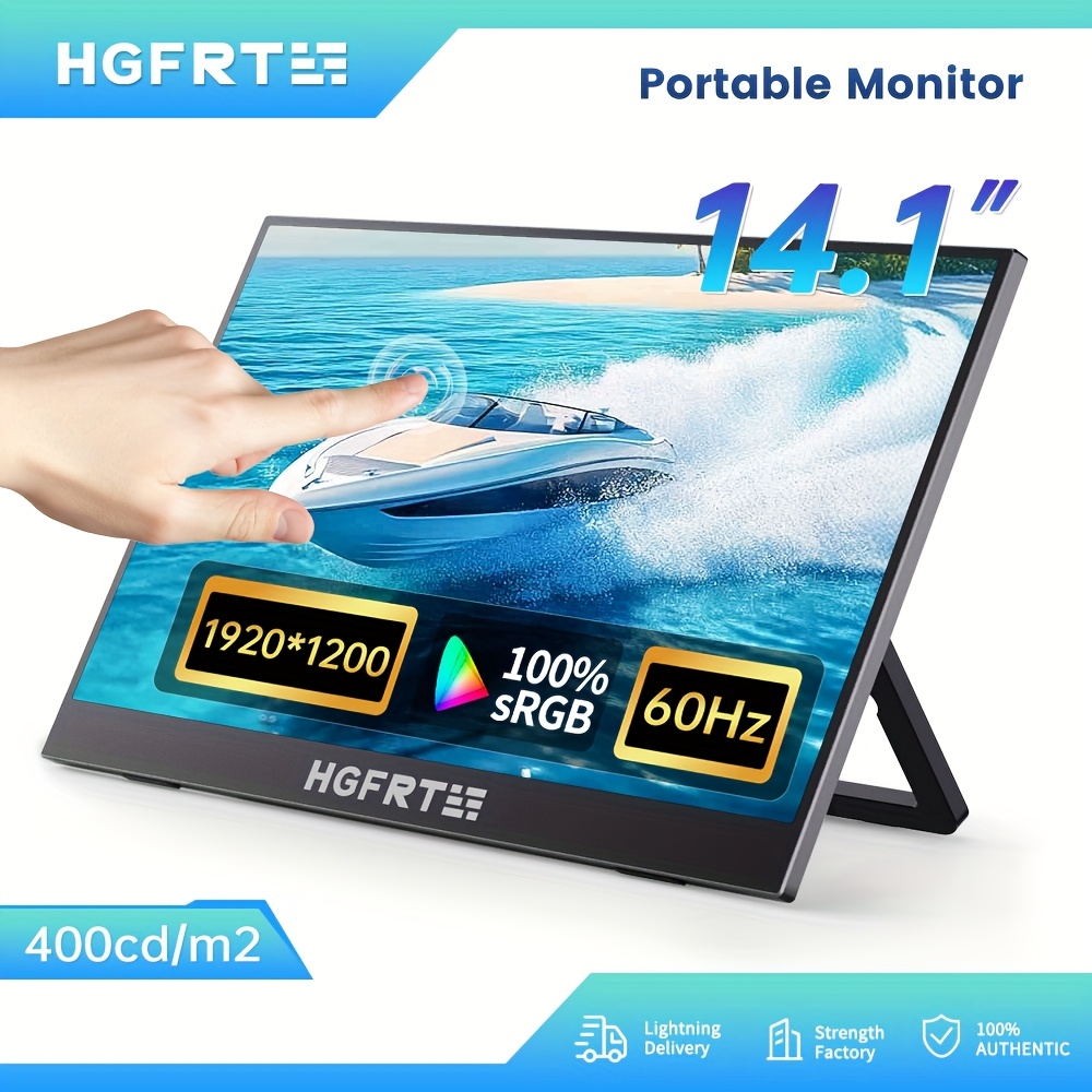 ポータブルモニター 15.6インチポータブルコンピュータゲームモニター