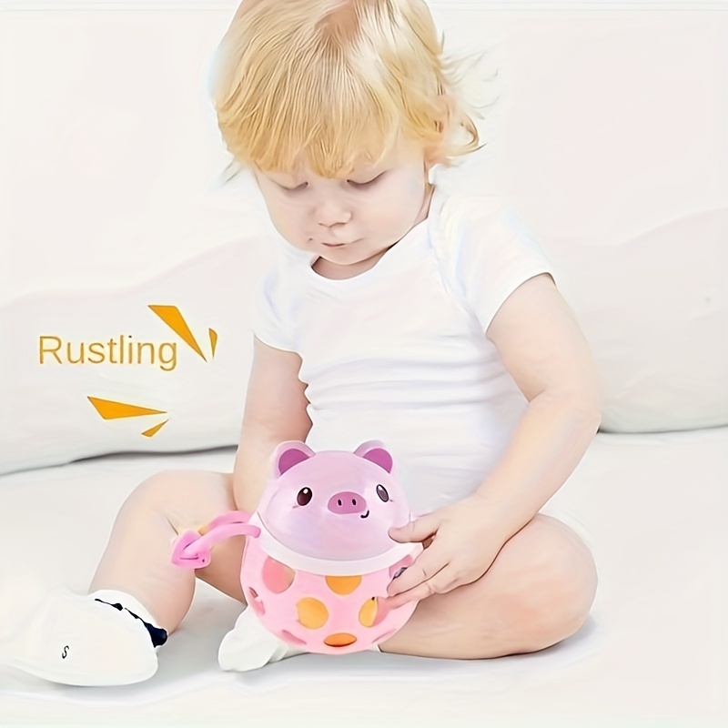 Sonajeros de felpa suave para bebé, juguetes de agarre de mano, Animal de  peluche, agitador para 3, 6, 9, 12 meses - AliExpress