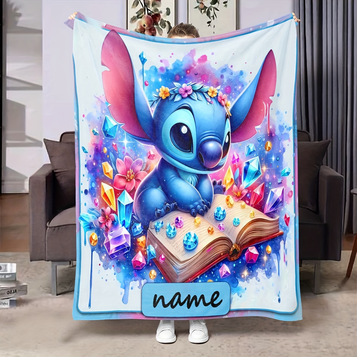 

Couverture en Flanelle Personnalisée avec Design de Dessin Coloré – Douce, Résistante aux Déchirures, Jeté en Polyester Toutes pour Jeunes et Adultes