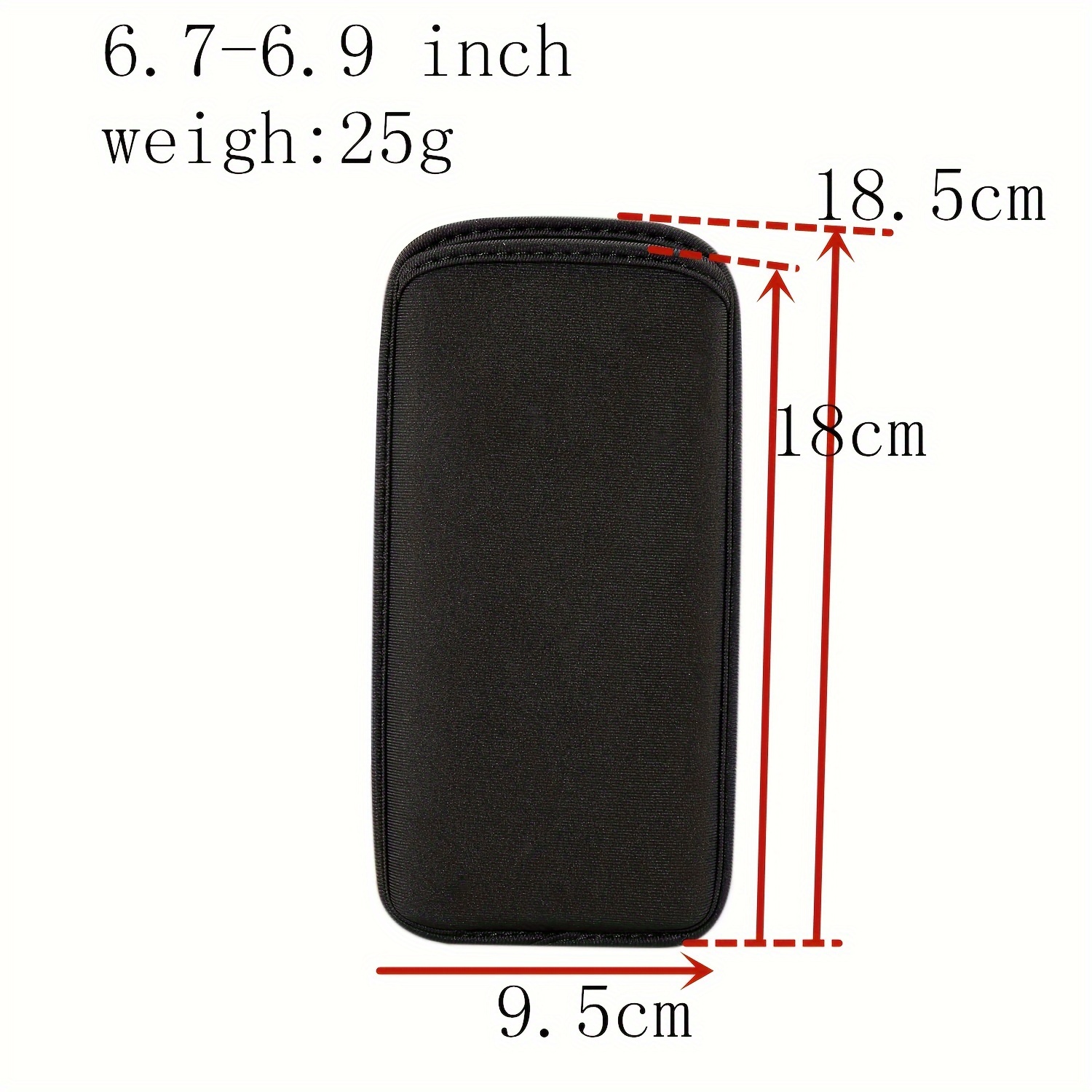1pc Mobile Phone Bag Dustproof Phone Case 4.7/5.5/6.7-6.9 Inch Phone Case Protective Cloth Cover Portable Direct Insertion Inner Bag