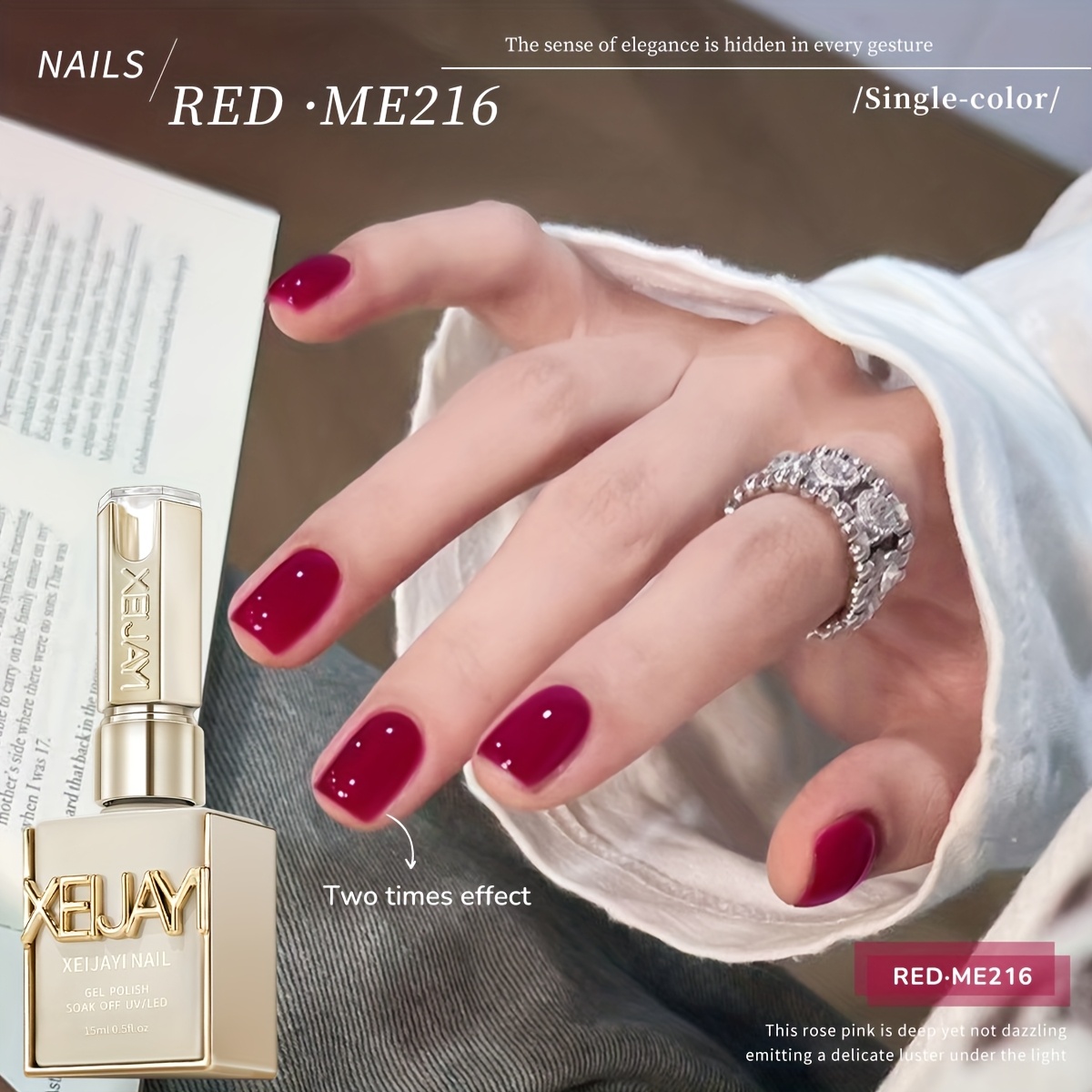 15ml Gel Nail Polish Soaking Led Nail Gel Women's Nail Art Tools For Nail Art For Fashion