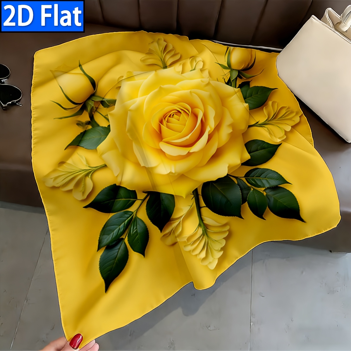 TEMU 2d Flat - A 2d Flat, One-piece Women's Scarf Featuring A Pattern. It's Versatile, Easy To Style, And Sports Fashion. An Ideal Gift For